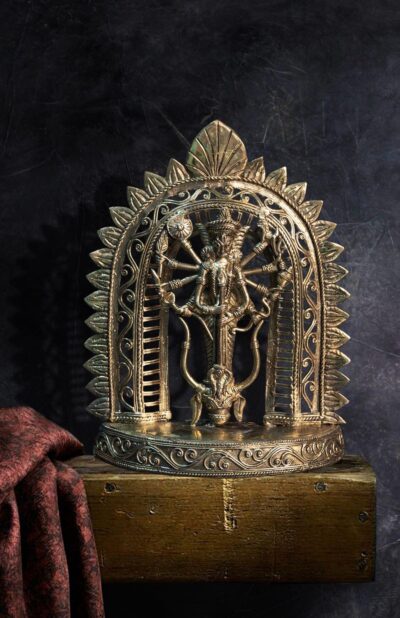 Dokra Home Decor - Goddess Singhabahini