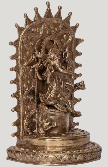 Dokra Home Decor - Chali Sitting Ganesha