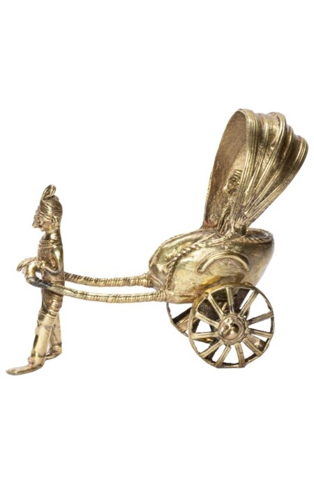 Dokra Home Decor - Handpulled Rickshaw - Image 2