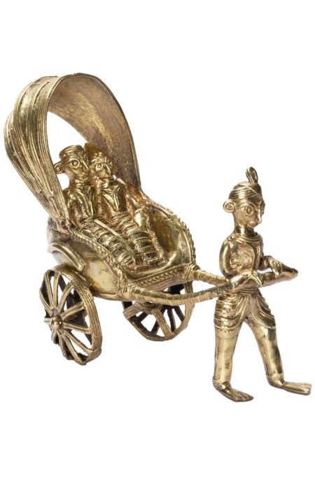 Dokra Home Decor - Handpulled Rickshaw