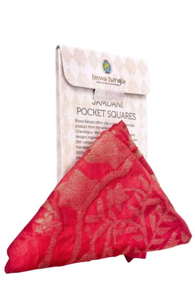 Handwoven Jamdani Pocket square