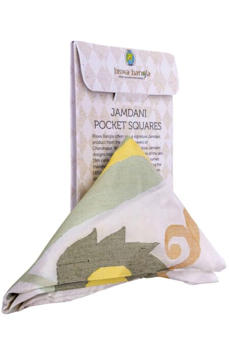 Handwoven Jamdani Pocket square