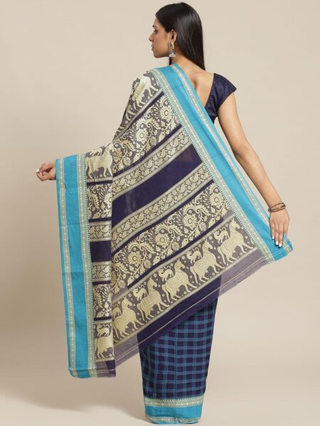 Handspun Jamdani saree - Image 2