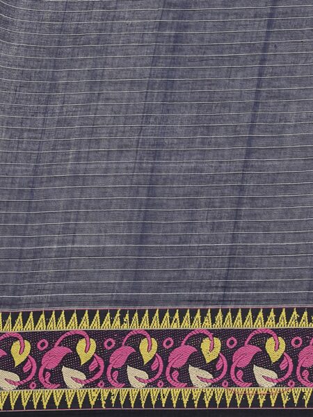 Jamdani Handspun Saree - Image 4