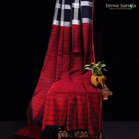 Tangail Cotton-Silk 7-Yard Saree - Image 3