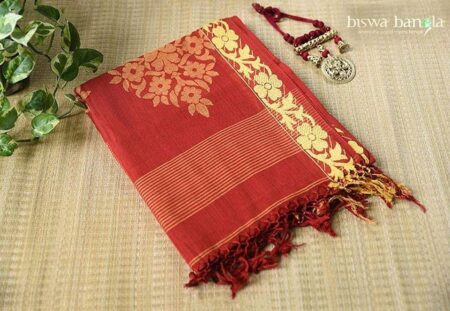 Tangail Cotton Saree - Image 4
