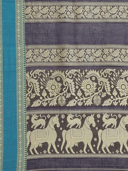 Handspun Jamdani saree - Image 3