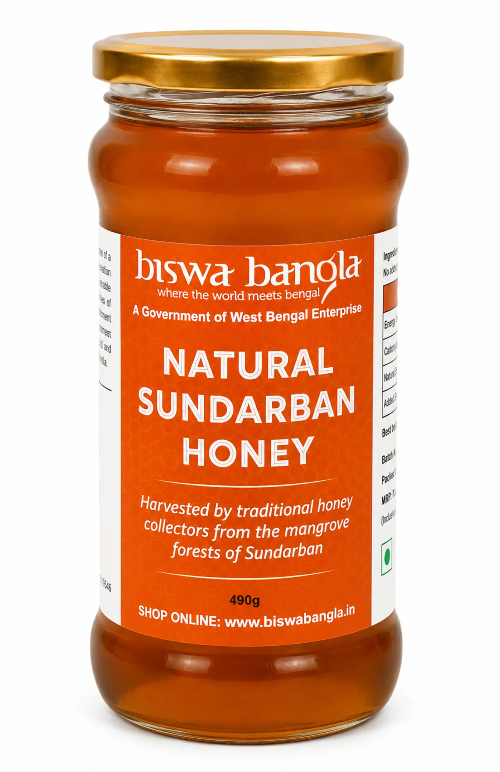490g NMR-Tested Pure Authentic Mangrove Honey from Sundarban