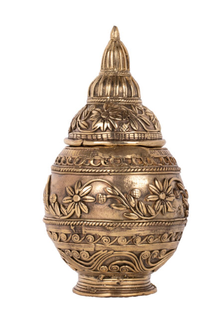 Dokra table-top Laxmi pot - Image 2