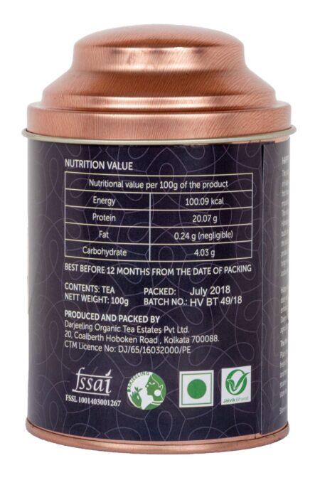 200g First Flush from Makaibari & Happy Valley tea gardens - Set of 2 Caddies (100g per caddy) - Image 4