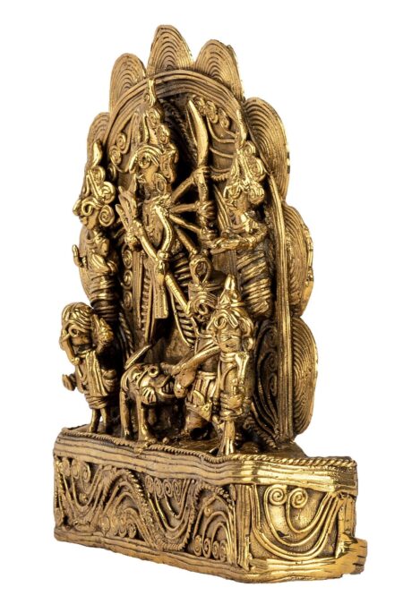 Dokra Home Decor - Durga Family - Image 2