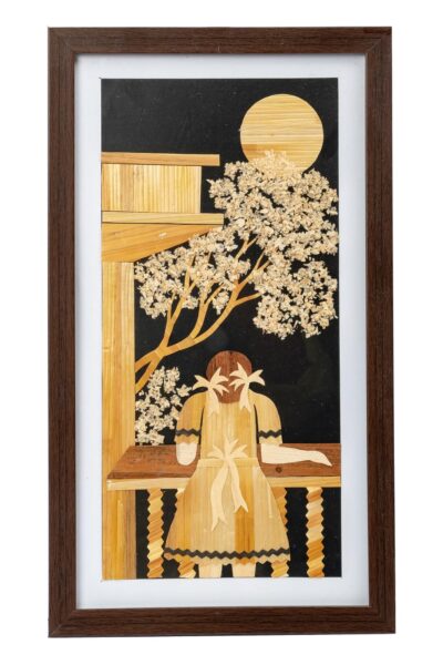 Straw Wall Hanging - Girl