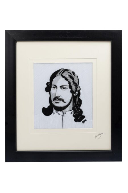 Thread Painting - Rabindranath Tagore - Image 2