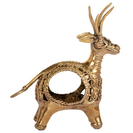 Dokra Napkin Holder - Deer - Image 2