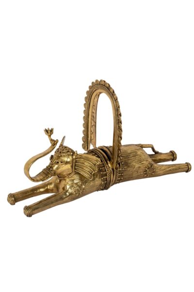 Dokra Book Holder Elephant