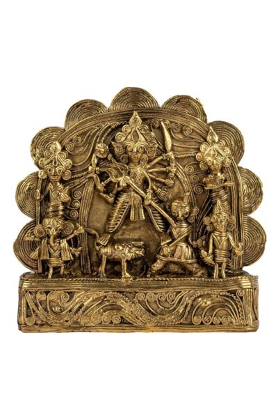 Dokra Home Decor - Durga Family