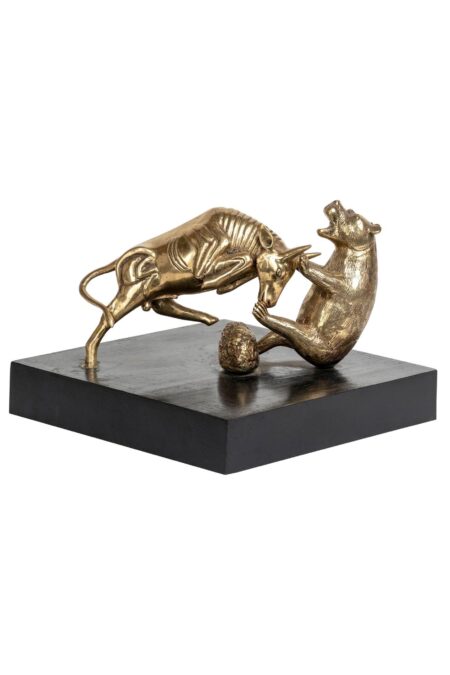 Dokra Table Top Bull Bear