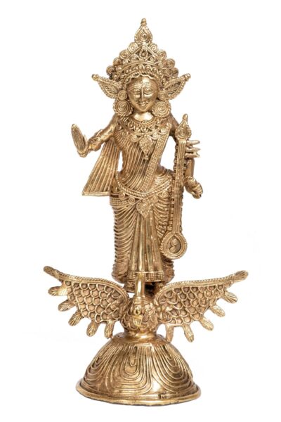 Dokra Home Decor Goddes Saraswati