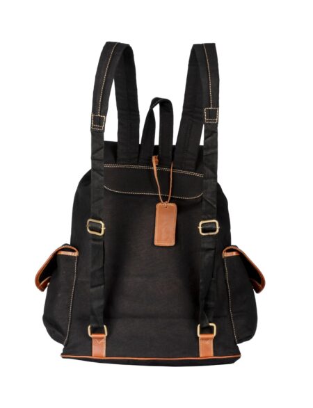 Handcrafted Canvas Backpack - Image 2