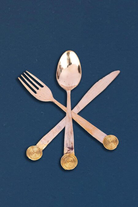 Kansa Dokra Cutlery Set