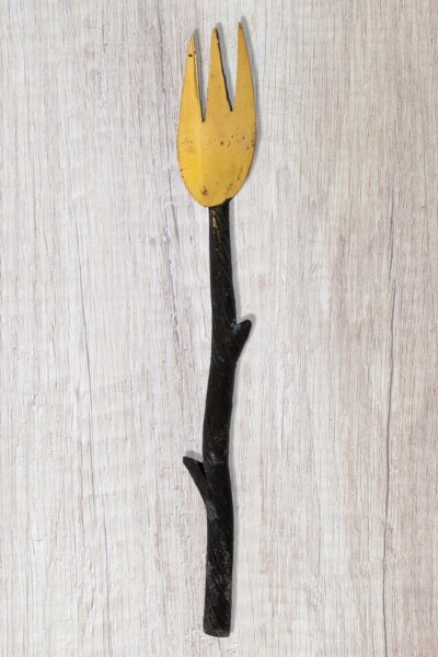 Dokra Fork Leaf Design
