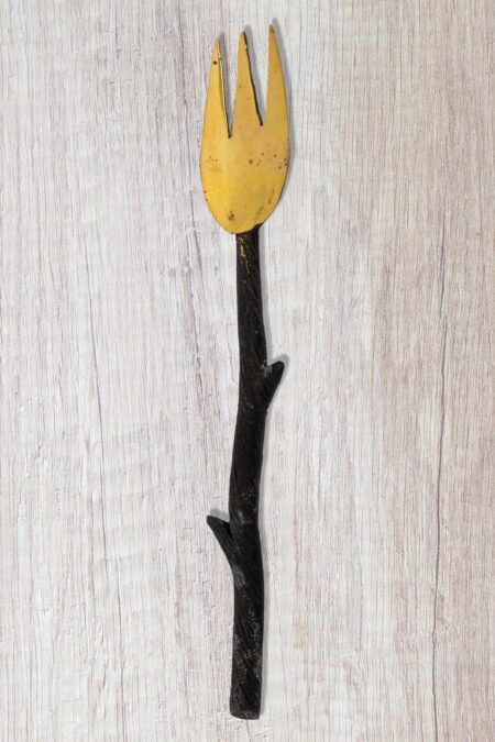 Dokra Fork Leaf Design
