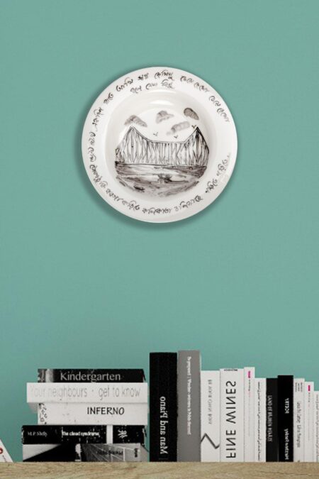 Ceramic Wall Hanging - Howrah Bridge