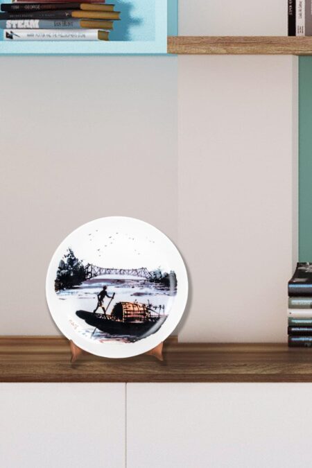 Ceramic Plate - Howrah Bridge