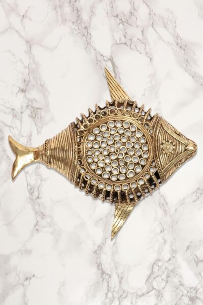 Dokra Soap Tray - Fish