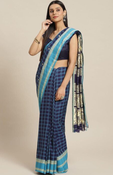Handspun Jamdani saree