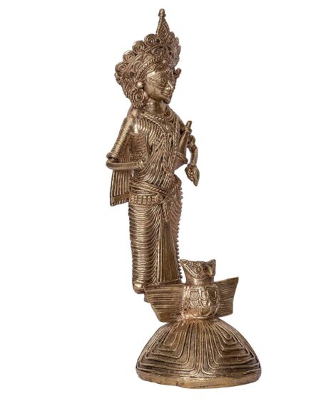 Dokra Home Decor - Goddess Lakshmi - Image 3