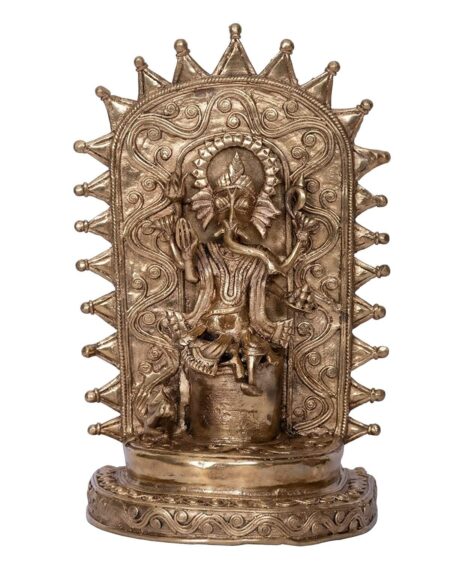 Dokra Home Decor - Chali Sitting Ganesha - Image 2