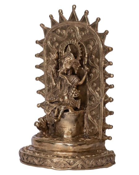 Dokra Home Decor - Chali Sitting Ganesha - Image 3