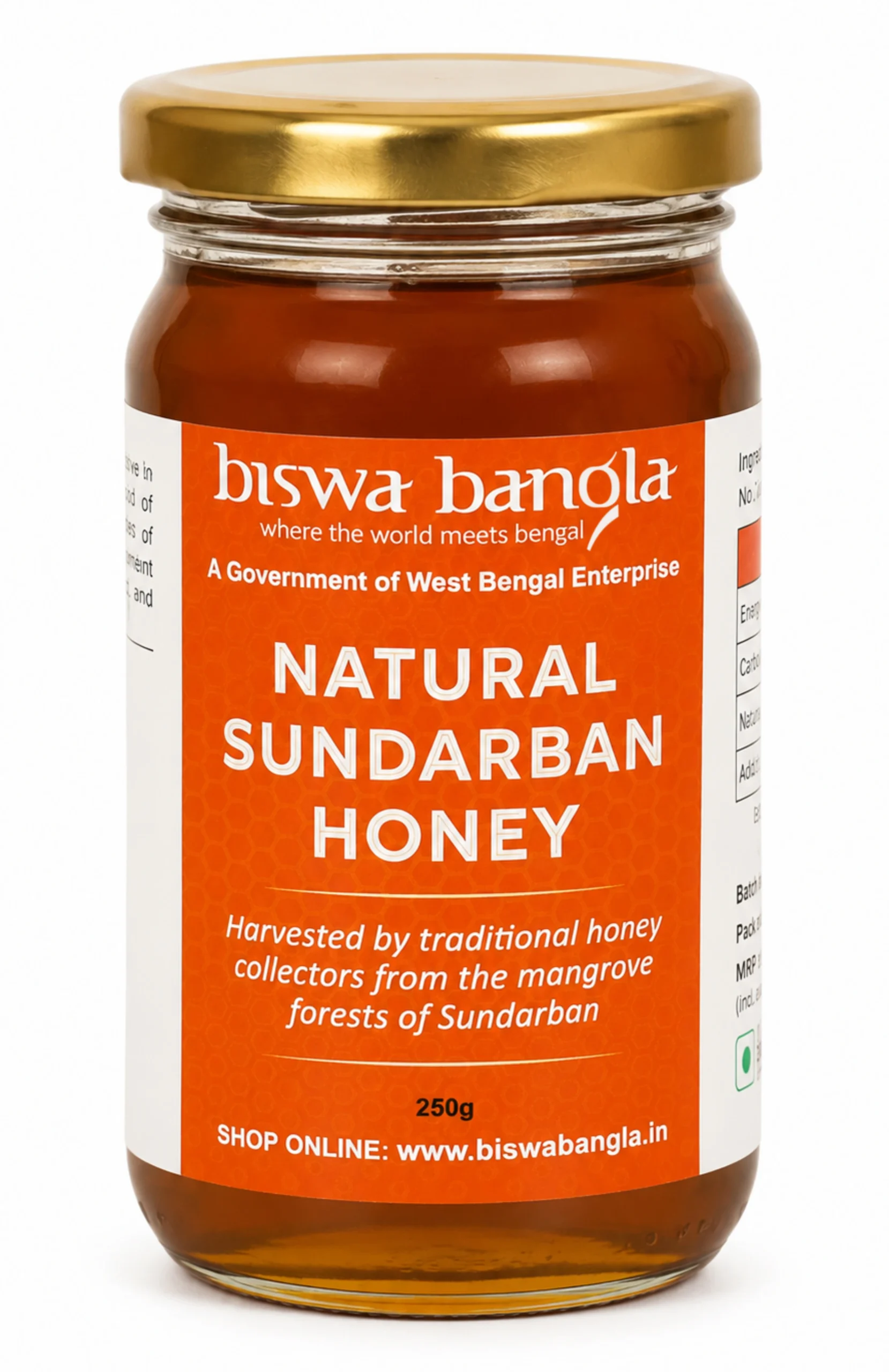 250g NMR-Tested Pure Authentic Mangrove Honey from Sundarban