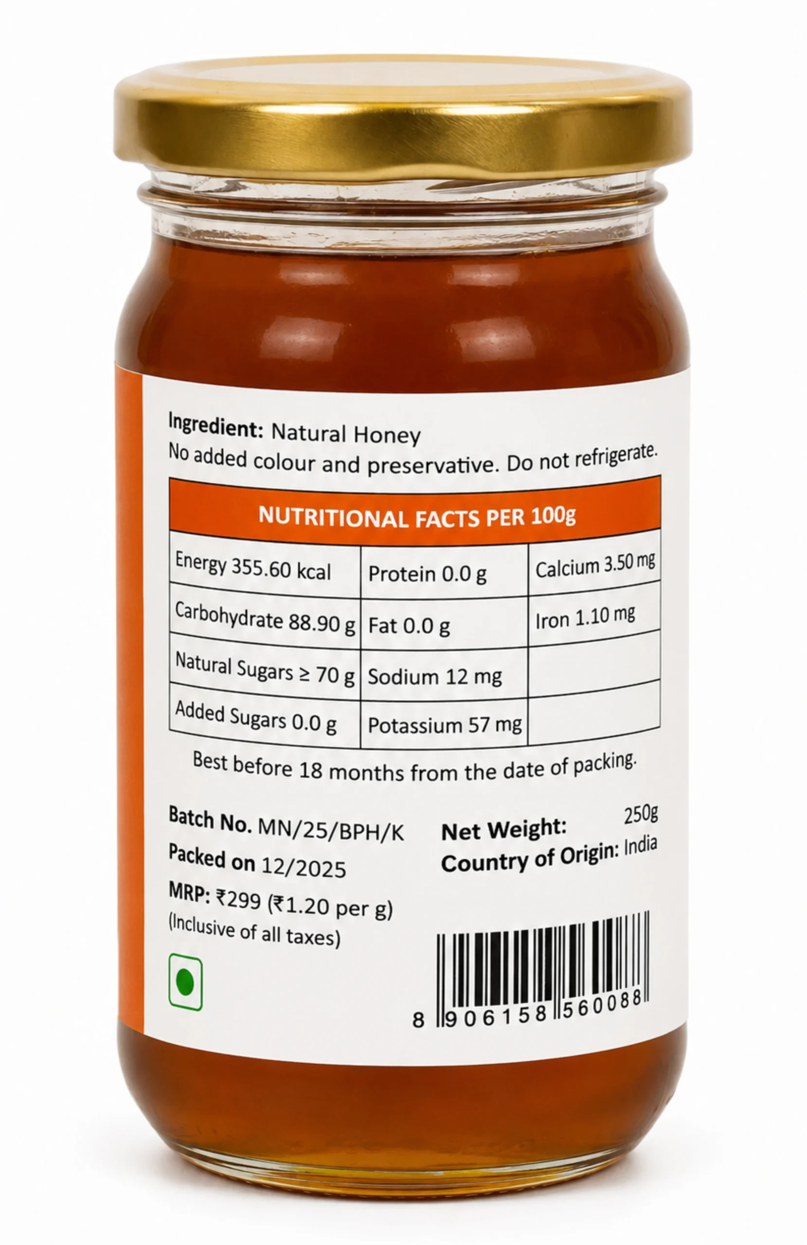 250g NMR-Tested Pure Authentic Mangrove Honey from Sundarban - Image 2