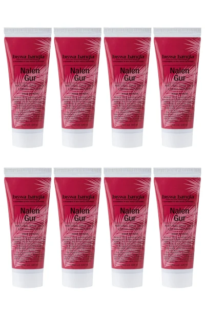 Set of 8 - Nalen Gur (Natural Date Palm Jaggery) - 100mL, 95g per Tube