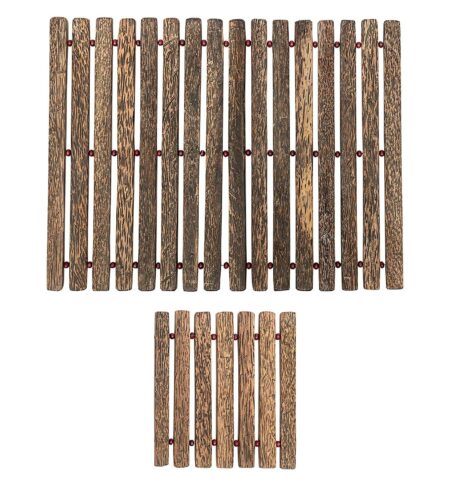 Wooden Tablemat with Coaster
