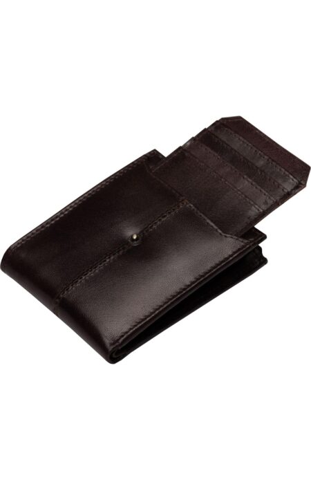 Gents Leather Wallet - Brown - Image 4