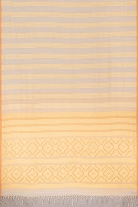 Tangail Cotton Saree With Tassel - Image 5