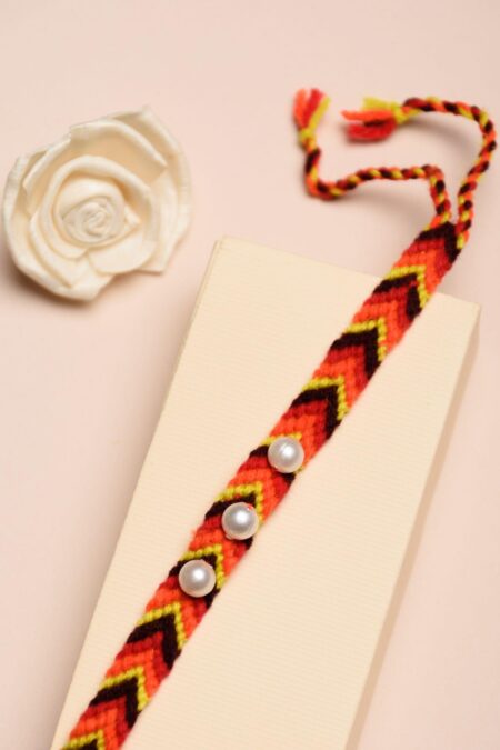 Crochet Wrist Band Rakhi