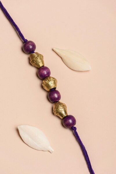 Dokra Rakhi with Beads - Set of 2
