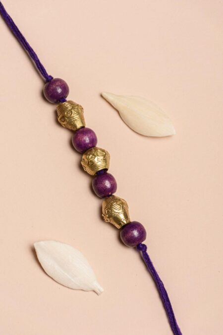 Dokra Rakhi with Beads - Set of 2