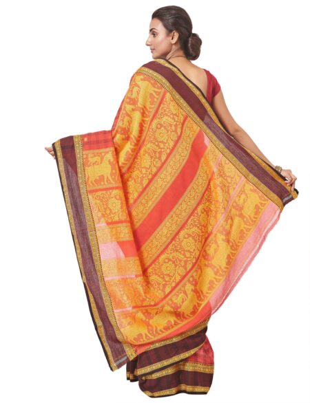 Muslin Jamdani Saree - Image 3