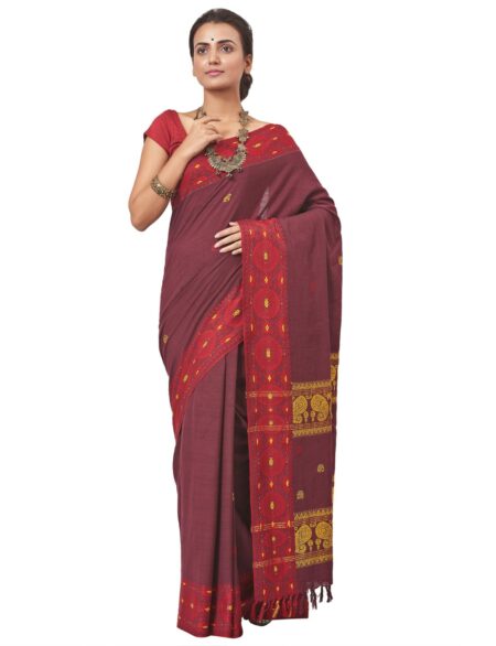 Dokhna Cotton Saree - Image 2