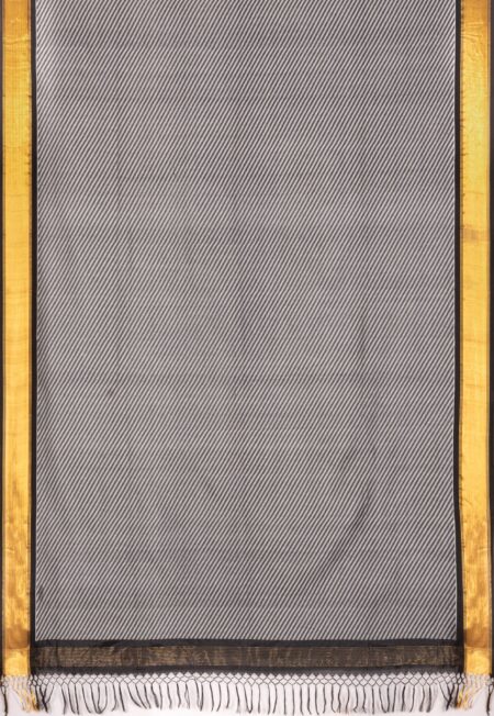 Tangail Cotton Silk Saree with Tassel - Image 4