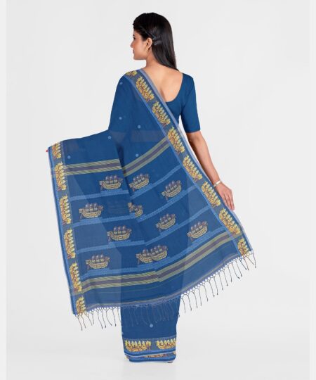 Handspun Jamdani saree - Image 3