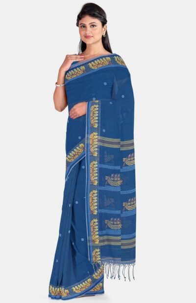 Handspun Jamdani saree