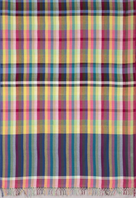 Handwoven Mercerised Cotton Saree - Image 4