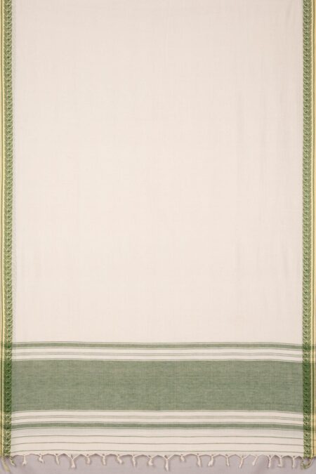 Handwoven Dhaniakhali Cotton Saree - Image 4