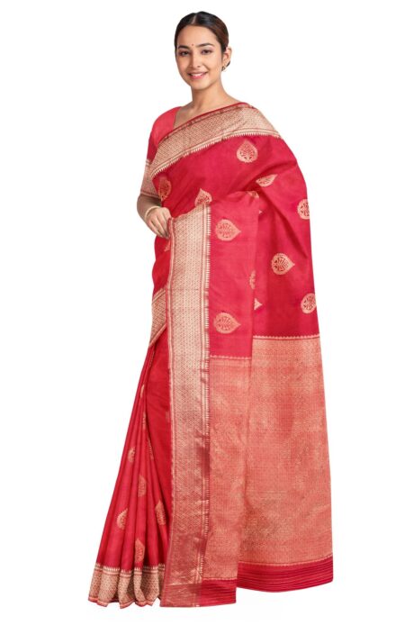 Baluchari Silk Saree - Red